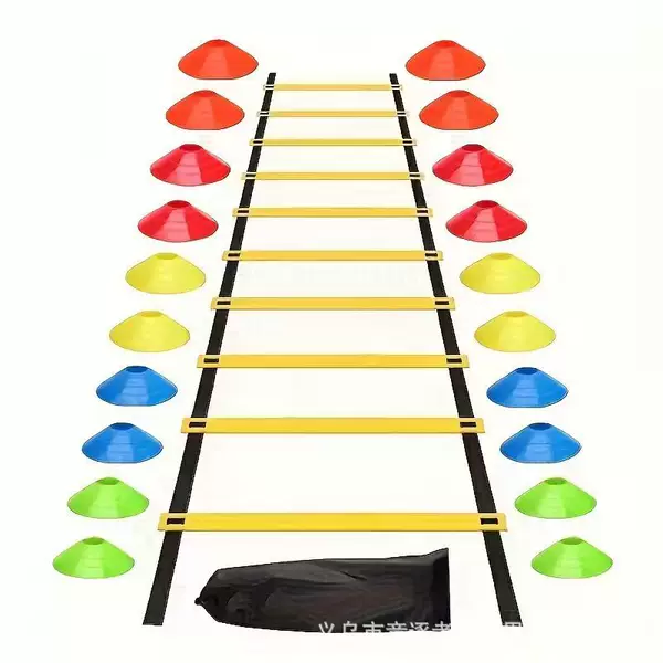 Football Training Equipment Agility Ladder Basketball Footwork Ladder Agility Ladder Rope Ladder Soft Ladder Training Ladder
