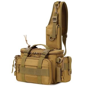 Cross-border multi-functional Luya bag large waist bag tactical slung fishing bag stick bag storage large capacity outdoor wholesale