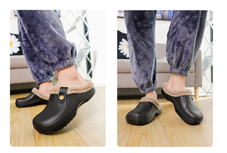 Damen-Slipper aus Plüsch-Fleece für den Sommer, warm, maschinenwaschbar, für den Innenbereich, Hausschuhe_voghion.com