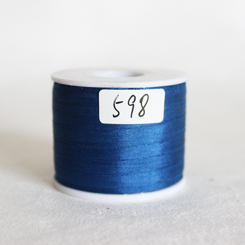 4 mm DIY mano cinta de seda flotante cinta de embalaje rosa cinta de color negro Ling Miao material de cinta para el cabello