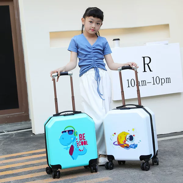 Luggage suitcase, trolley case, travel case, password case, universal wheels, children's, boys and girls, baby, elementary school student, cartoon, cute, fashionable