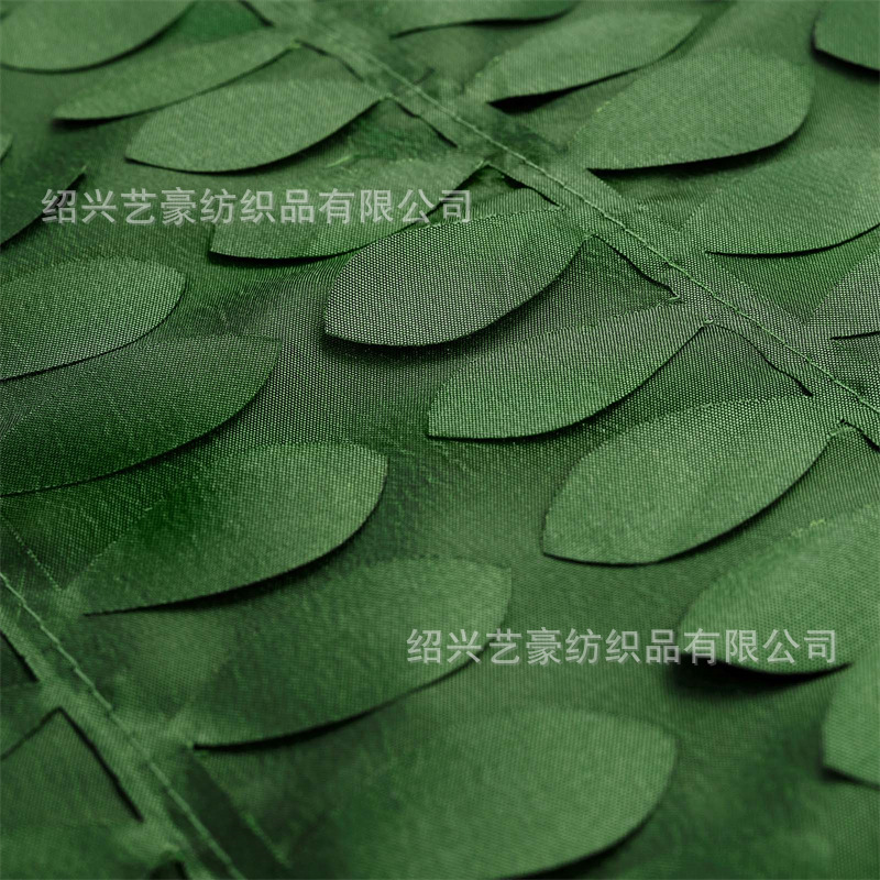 120inch Green Leaf Petal Taffe
