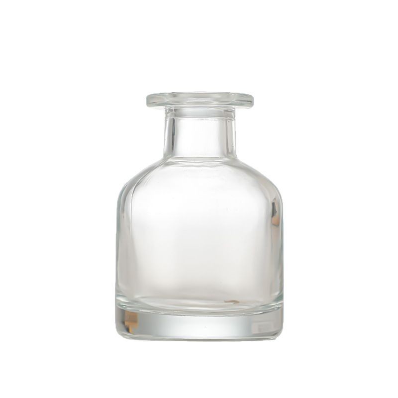Botella de aromaterapia de vidrio de barriga grande al por mayor Botella de volatilización de aceite esencial de ratán sin fuego Botella de expansión de perfume Decoración de atmósfera Botella vacía