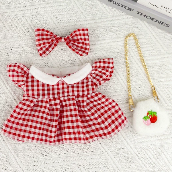 Strawberry with bow, set