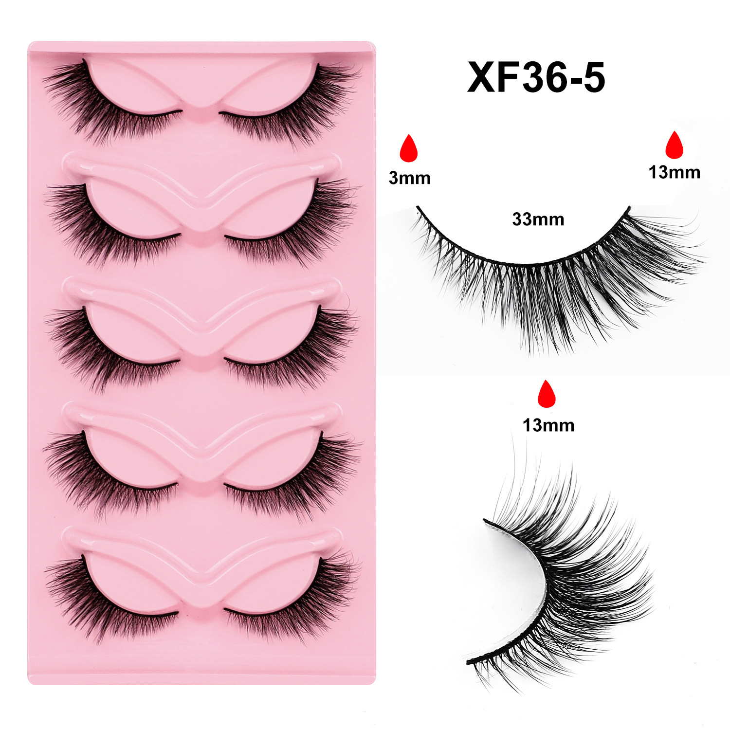 10 pares de pestañas postizas tridimensionales de tallo duro, estilo europeo y americano, pestañas en racimo completas y densas, pestañas postizas de una sola pieza para maquillaje de escenario para maquilladores.