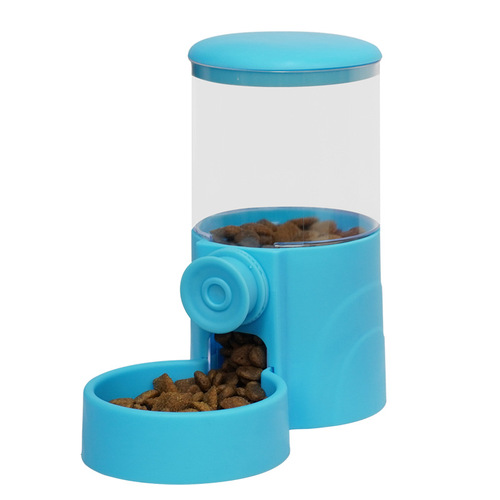 Pet automatic feeder for dogs and cats, self-feeding machine, iron cage hanging bowl, dog food and cat bowl, water bowl and food bowl