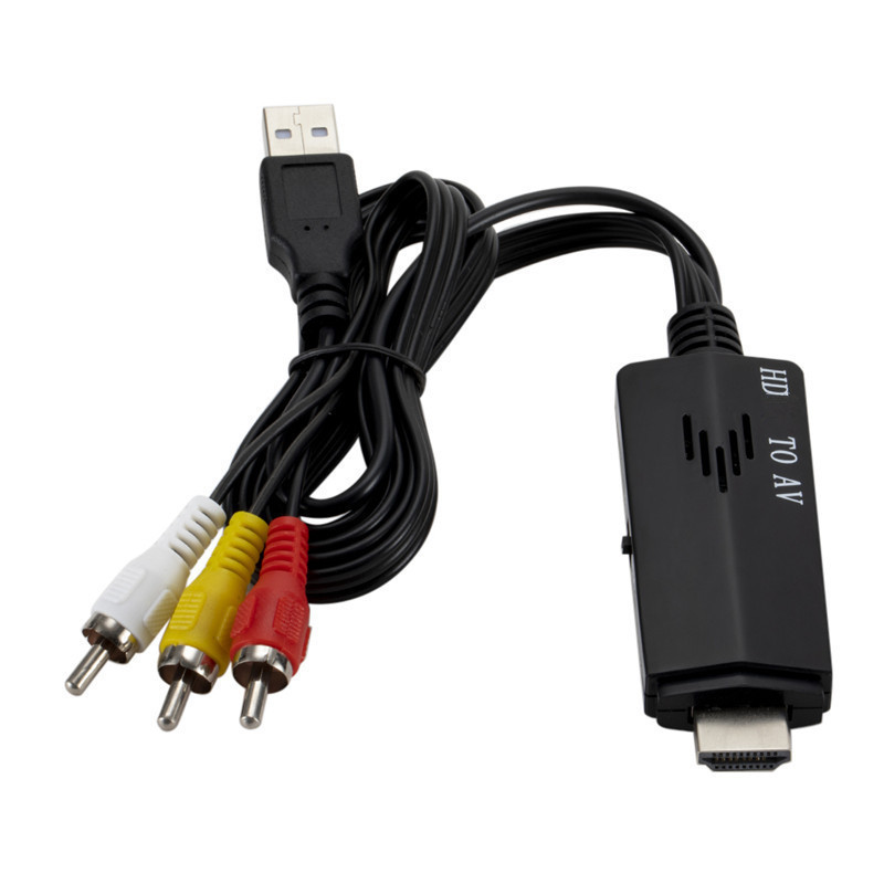 HDMI to AV Converter HDMI to RCA Plug and Play AV to AV Cable Adapter
