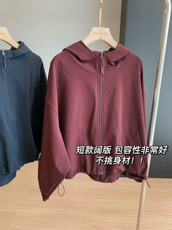 柜面牛货 廓版休闲连帽风衣外套短款夹克冲锋衣25秋季新W2801Y|undefined