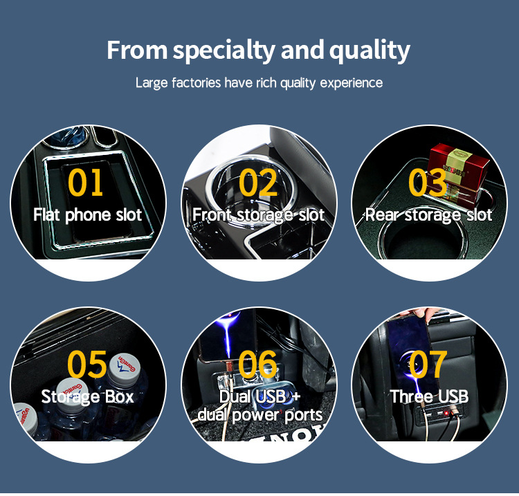 Suitable for Honda Hong Kong Version Freed/Stepwgn and Toyota Sienta New and Old Models, Dedicated Armrest Box Storage Modification