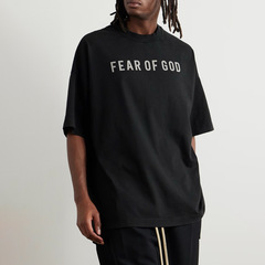 FOG CRAZY ESSENTIALS ニッチメインライン トレンドブランド アメリカンコットン ゆったり 男女兼用 カップル 半袖 Tシャツ