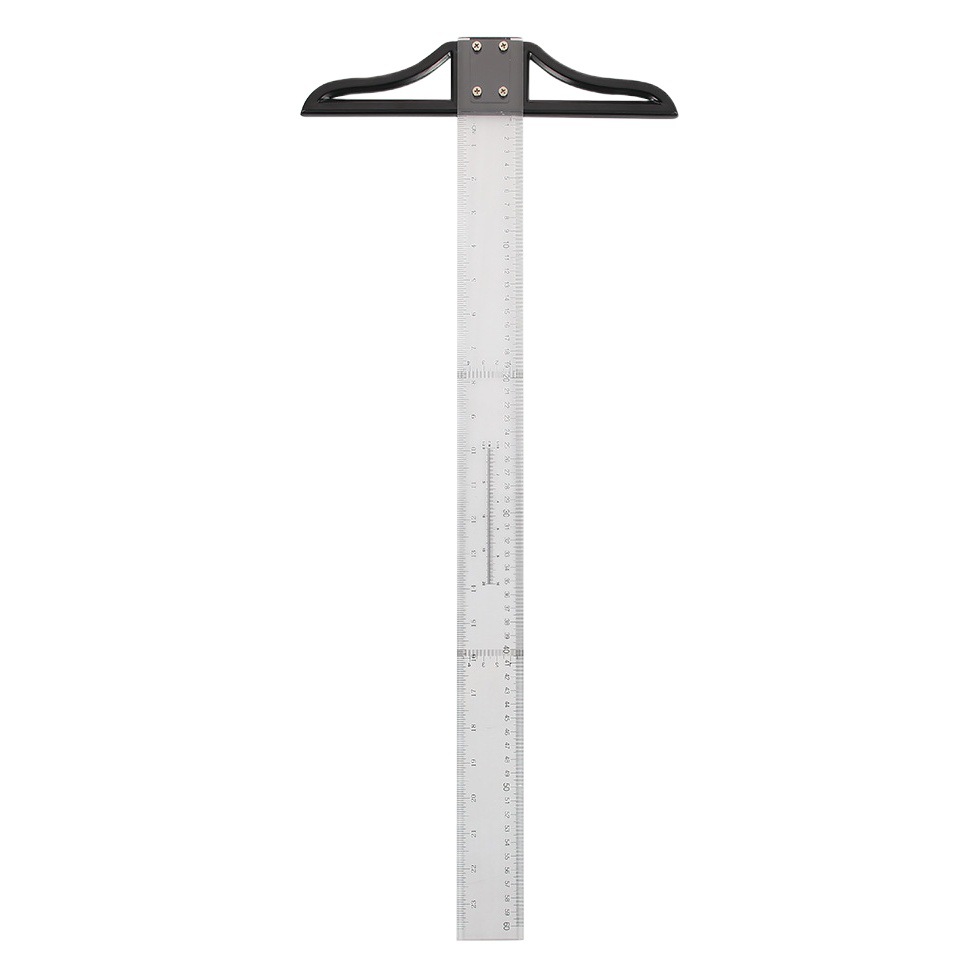 Kejia diseño de regla en forma de T regla de ingeniería mecánica regla en forma de T regla de plástico regla de acrílico orgánico