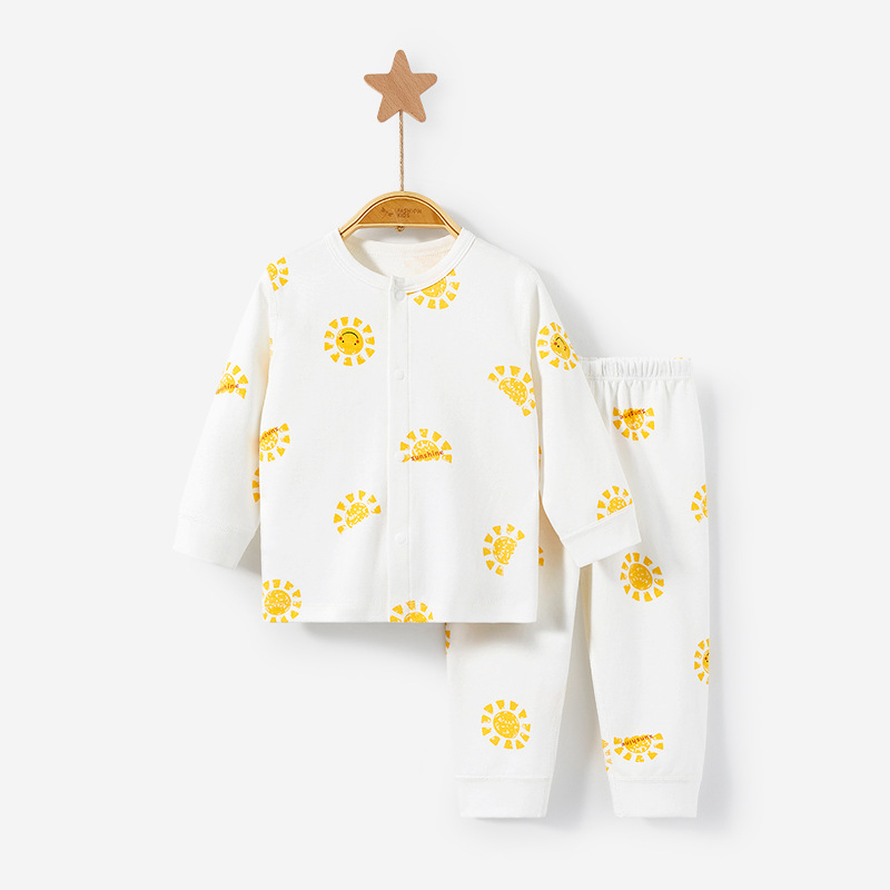 Ropa interior para niños traje primavera, otoño e invierno bebé puro algodón tocando fondo niños y niñas dividir ropa de abrigo ropa de otoño bebé pantalones largos