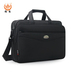 Oxford cloth briefcase gift business men's bag water-repellent laptop bag horizontal shoulder handbag business trip