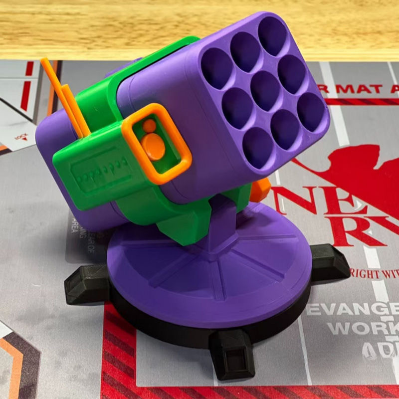 3D プリントペンホルダーミサイル収納ボックス回転ペンホルダーオフィス学生デスクトップクリエイティブ装飾品|undefined
