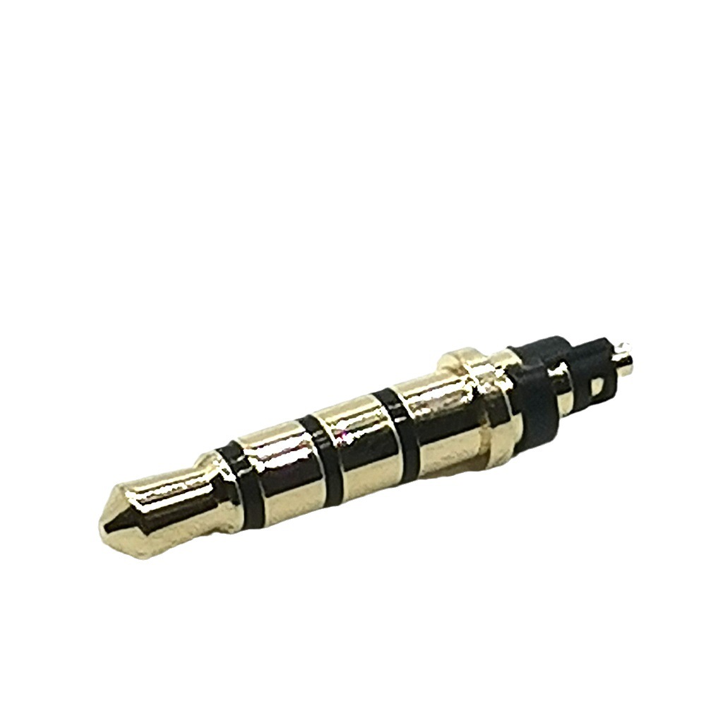 DC插头 3.5*4.5*20.5 四级镀金  耳机音频 3.5四级插头 冲盘