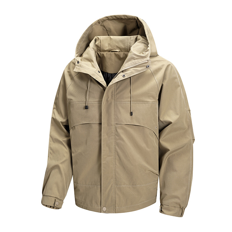 Monochrome Man- Cross-Border Wholesale Workwear Jacket For Men Women, Spring Autumn New Style, Stylish Functional Multi-Pocket Jacket,_voghion.com