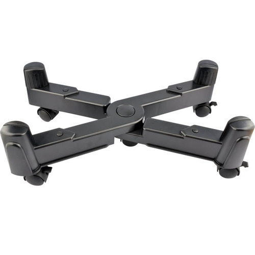 Host bracket home office desktop computer plastic storage rack removable pulley ABS base shelf wholesale