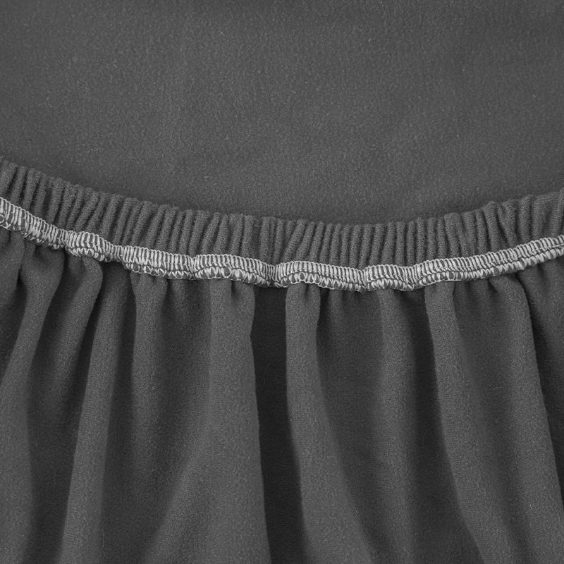 Cubierta de funda de silla gruesa Taburete de color sólido universal Cubierta de superficie de silla para el hogar de terciopelo alemán Cubierta de silla antideslizante de restaurante Cuatro estaciones