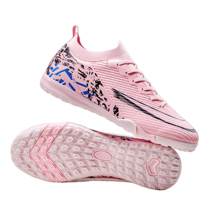 Zapatos de Fútbol con Tacos AG de TPU y TPR Ligeros de Corte Bajo para Pastos Sintéticos y Naturales