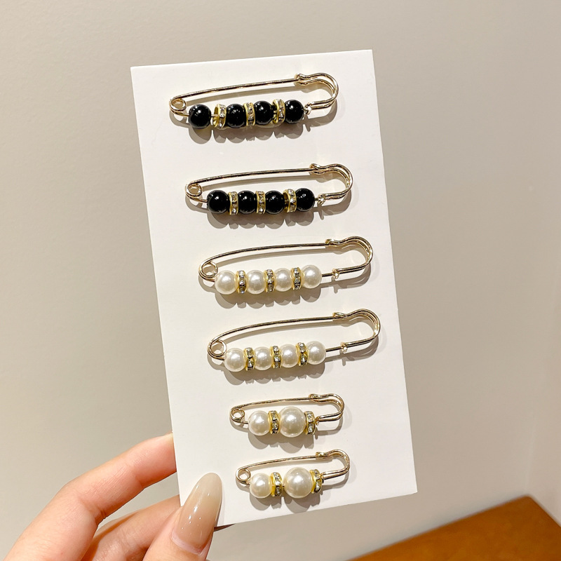 Falda con hebilla de cintura de perlas, circunferencia de cintura grande, cambio de artefacto, hebilla anti-luz, ropa, broche de diseño fijo