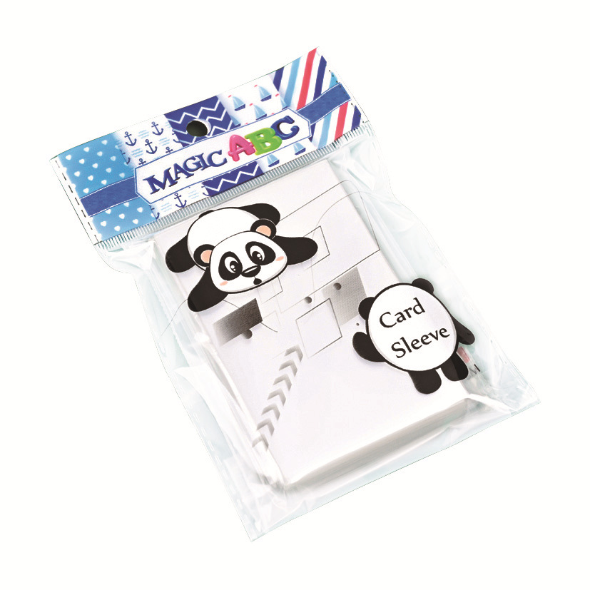 Patrón de impresión personalizado, impresión de tarjeta de juego transparente, revestimiento de tarjeta pequeña estrella, embalaje de varios tamaños, película de tarjeta de juego de mesa