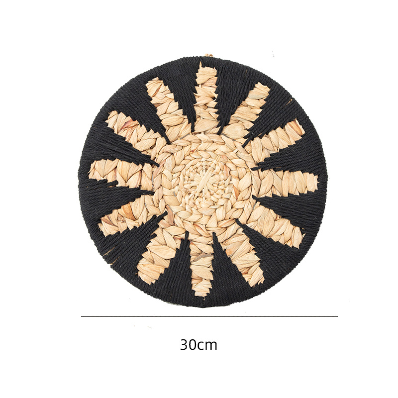 조롱박 블랙 라인 벽 장식 30CM