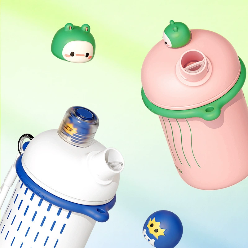 富全 Creative cartoon handheld glass with glass, shoulder bag for elementary school students