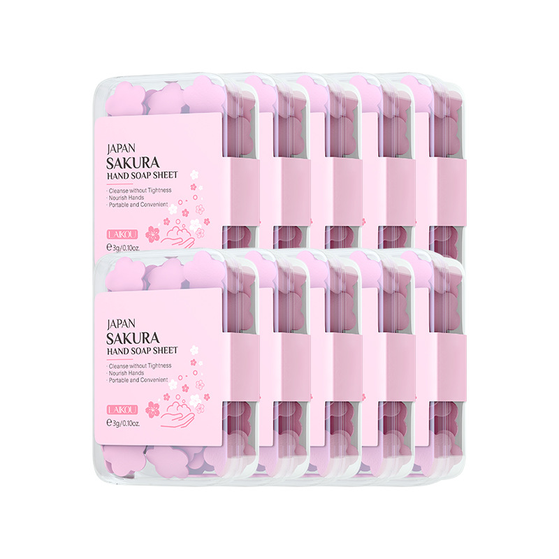 Conjunto combinado de leche de caracol y flor de cerezo LAIKOU transfronterizo, varios conjuntos, kit de productos para el cuidado de la piel de combinación libre.