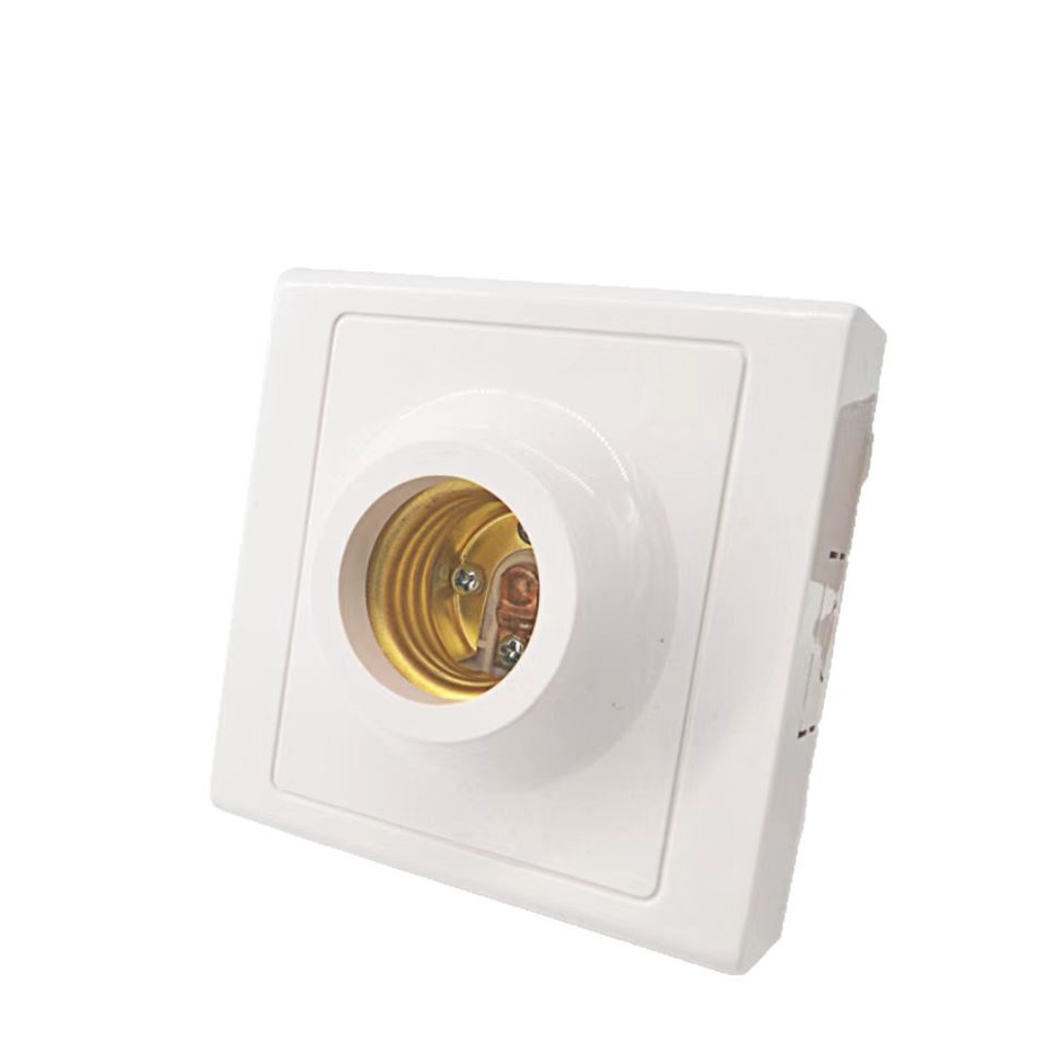 E27 portalámparas de boca de tornillo portalámparas de cerámica tipo techo de ingeniería casa bombilla led portalámparas impermeables con rosca portalámparas de baquelita
