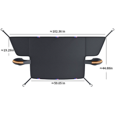 thickened magnetic snow cover, Car snow shield