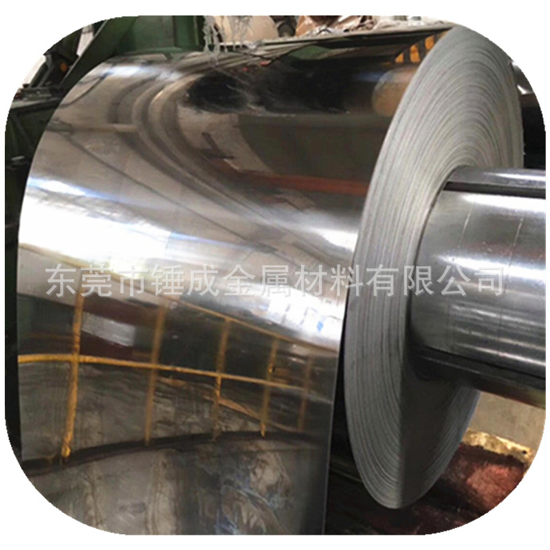 供应SPCC-SB拉伸双光卷材 电镀用高光亮镜面铁料 0.5MM双光铁料