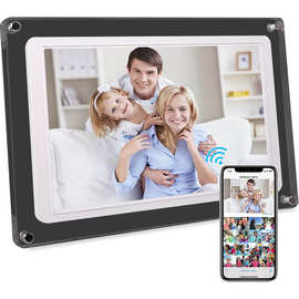 10.1寸亚克力数码相框无线传输视频图片音乐精美商务礼品播放器