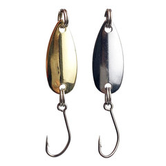 Lure Flasher 9*18/10*23mm Mouth Hook Flasher White Barbel Metal Bait Factory Wholesale