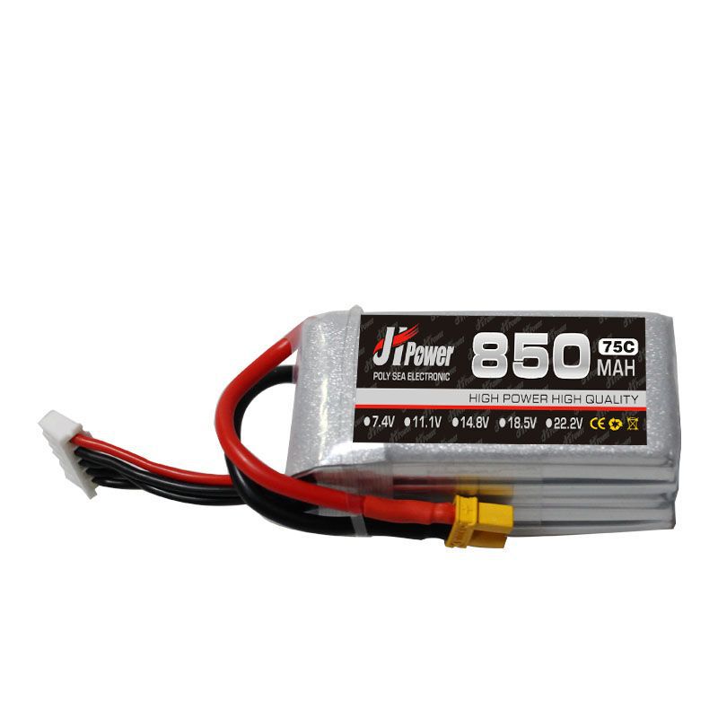 Fpv Racing Drone Lithium Battery 7.4V3S4S11.1V850Mah75C Drone Remote Control Car Toy Flying