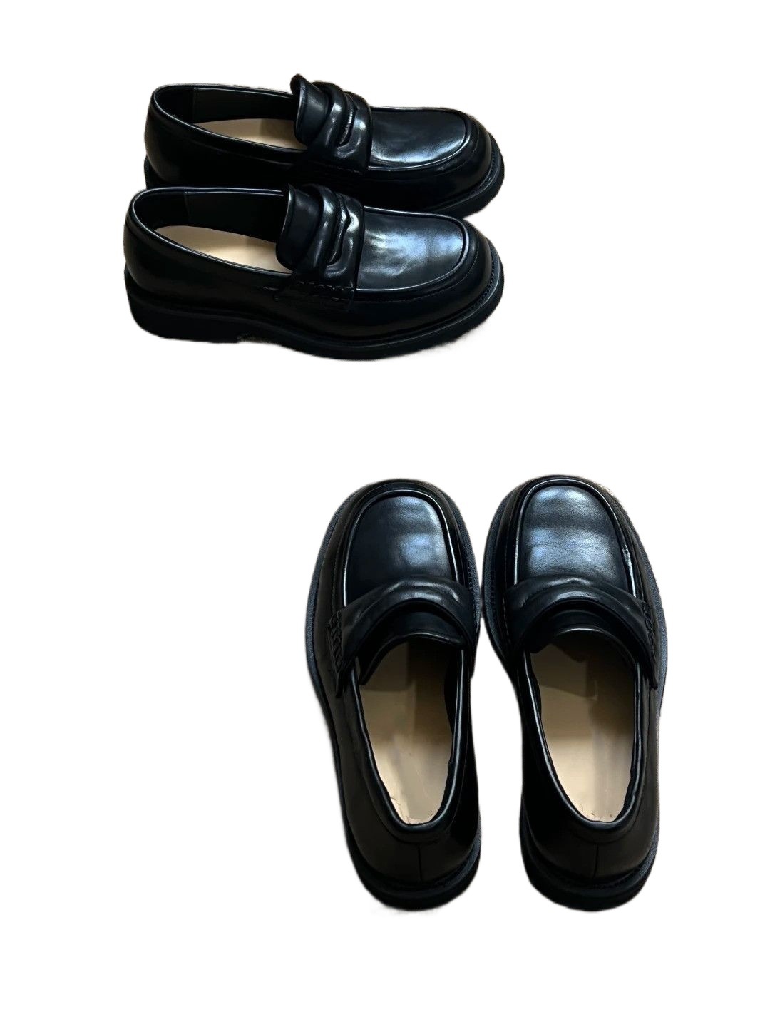 Mocassins à bout carré ShoeVault pour hommes, chaussures derby tendance et respirantes pour l'été, semelle épaisse rétro rehaussante_voghion.com