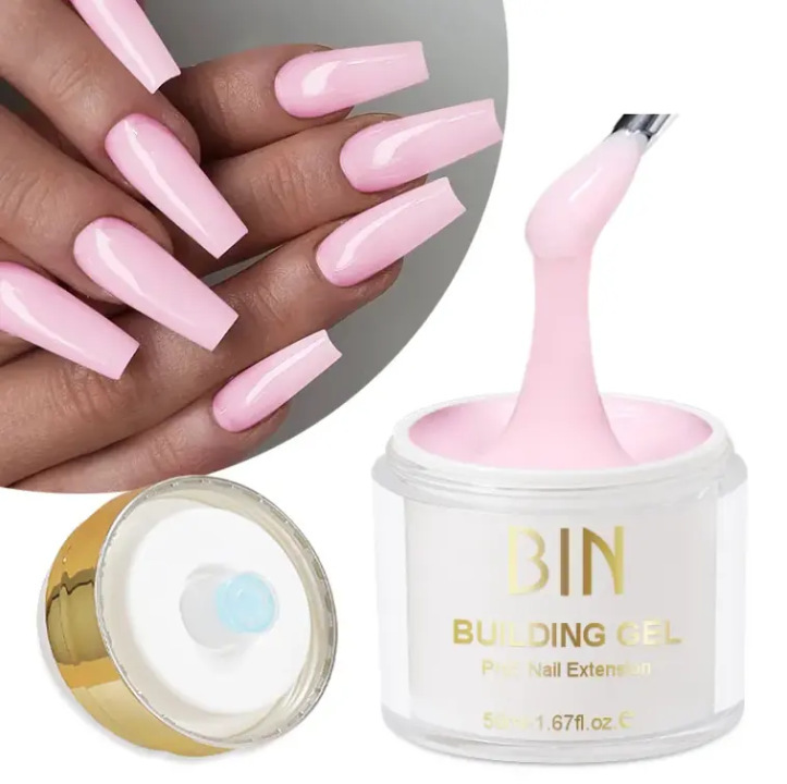 Cross-Border Press-On Extension Gel White Powder Transparent 30ml Nail Construction Gel Portable Nail Polish Extension Gel Wholesale Cross-Border Press-On Extension Gel White Powder Transparent 30ml Nail Construction Gel Portable Nail Polish Extension Gel Wholesale