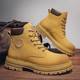 Rhubarb boots autumn and winter 2024 men's martin boots tooling waterproof non-slip hiking shoes site wear-resistant labor protection shoes