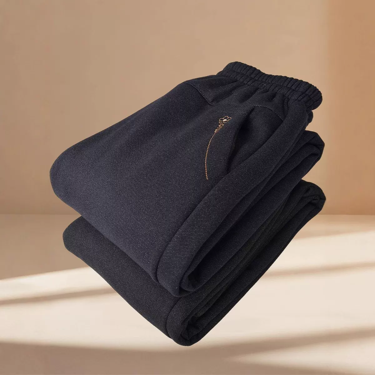 秋冬加绒裤子时尚妈妈装中老年女装2025新款加厚休闲裤洋气保暖裤