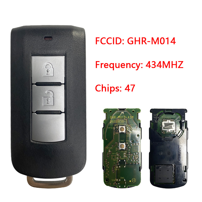 适用于三菱亦歌欧蓝德劲界智能遥控GHR-M014 - 434MHz 47 Chip