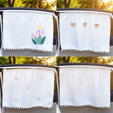 Ins car sun protection heat insulation sunshade children's cartoon suction cup side window car side block baby car interior shading