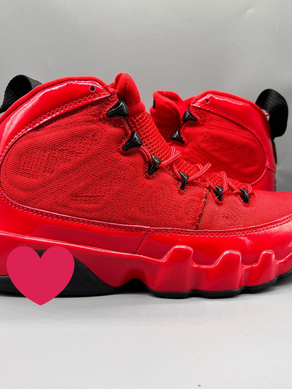 Putian Shoes High Version Aj9 High-Top Basketball Shoes Versatile Sports Shoes Joe 9 Men's Shoes University Blue Georgetown Chinese Red