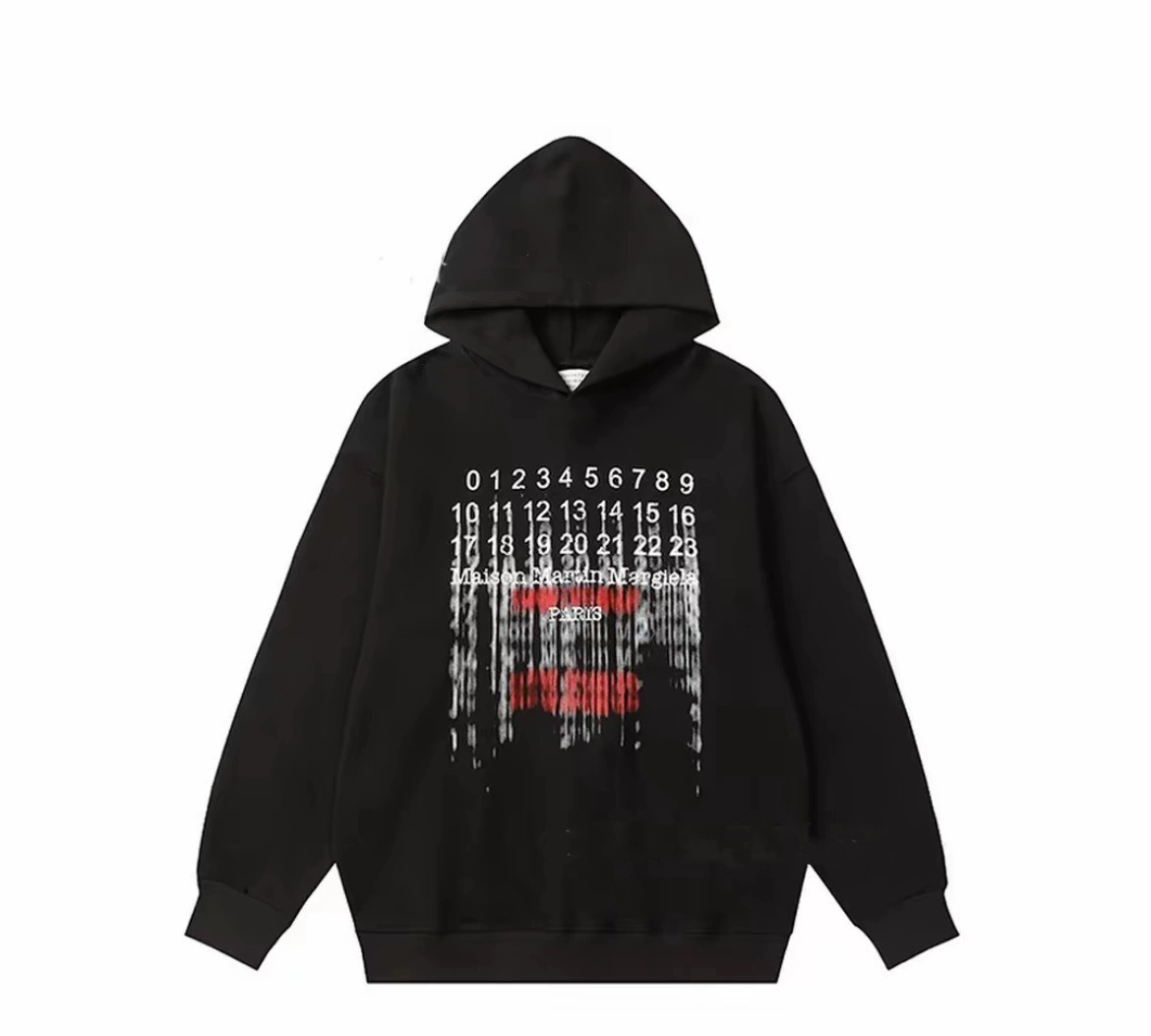 Футболка с длинным рукавом Maison Margiela унисекс свободного кроя с круглым вырезом
