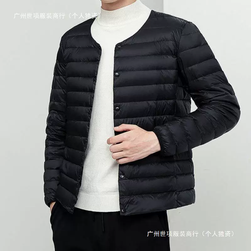 2024 новые пуховые внутренние пуховики для мужчин тонко носить тепло осенью и зимой