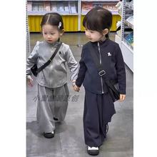 女童运动套装秋装2025新款韩版修身童装外套裤子儿童两件套31109