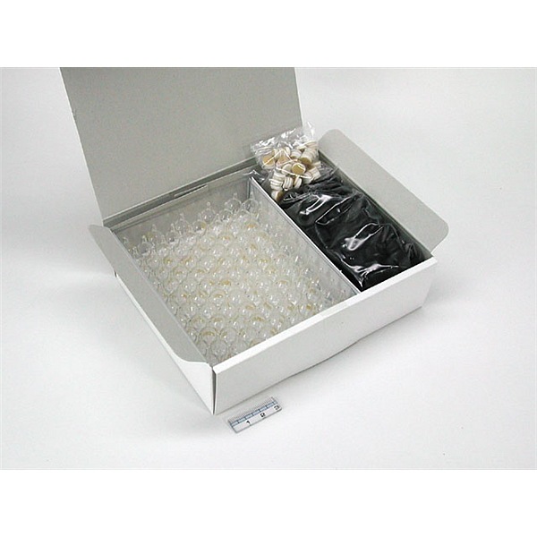 岛津原装1.5ml液相样品瓶套装（含瓶盖垫），透明，100个