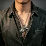 男士情侣款嘻哈复古项链