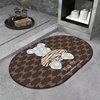 new pattern Diatom mud Mat bathroom water uptake non-slip door mat Shower Room TOILET Quick drying Cushion washing Rug Pads