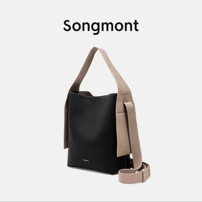 songmont山下有松挂耳托特包真皮大容量包简约通勤单肩斜跨女包包|undefined