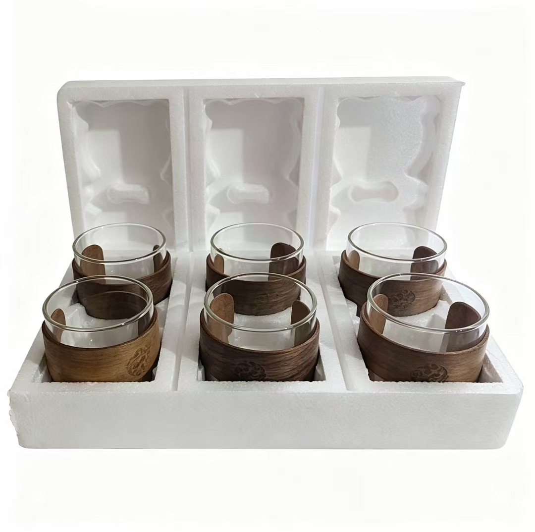 Transparent 150ml six-piece foam pack