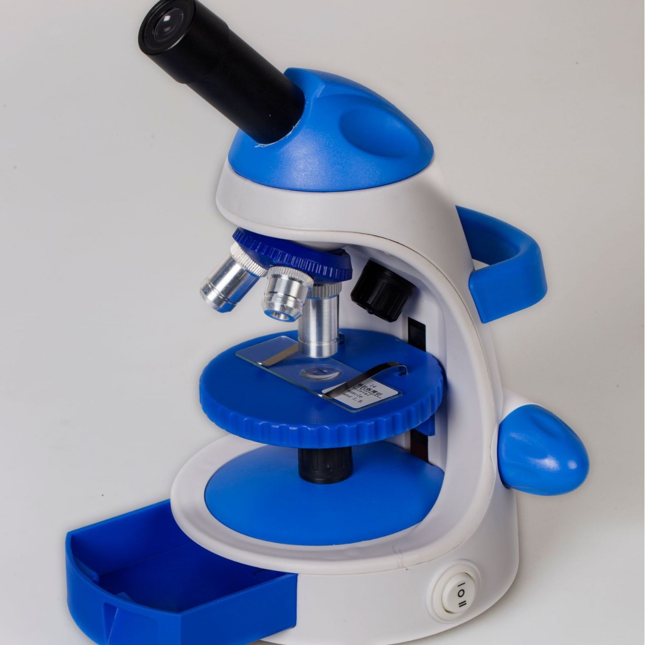 多功能儿童防近视电子上下双光源便携光学显微镜仪器儿童节礼物